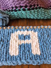 Load image into Gallery viewer, Personalize your Chunky Knit Blankets - Complete Graph Kit NO LOOM INCLUDED - NO VIDEOS