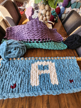 Load image into Gallery viewer, Personalize your Chunky Knit Blankets - Complete Graph Kit NO LOOM INCLUDED - NO VIDEOS