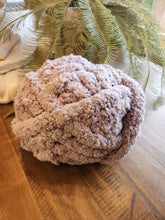 Load image into Gallery viewer, #8 Jumbo Chenille yarn in warm Gray