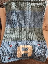 Load image into Gallery viewer, Letters and Numbers - Personalize your Chunky Knit Blankets - Graphs (Digital Download) (E)