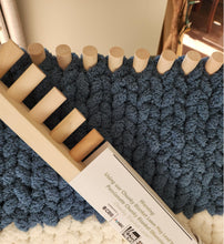 Load image into Gallery viewer, 36" Chunky Blanket Loom: Portable Knitting Board with Video Tutorials - Extendable (E)