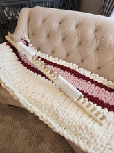 Load image into Gallery viewer, 63" Kit - Chunky Blanket Loom with 6 skeins of yarn (E)