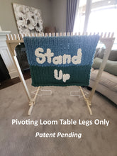 Load image into Gallery viewer, Stand-Up Pivoting LEGS only for the Pro Series Loom Systems - For Standing and For Over the Bed Set Up