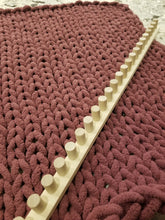 Load image into Gallery viewer, KIT - Standard Size Chunky Blanket Loom- NO EXPERIENCE - Beginner Level - Uppercase Designs in Wood - 1-888-860-7735
