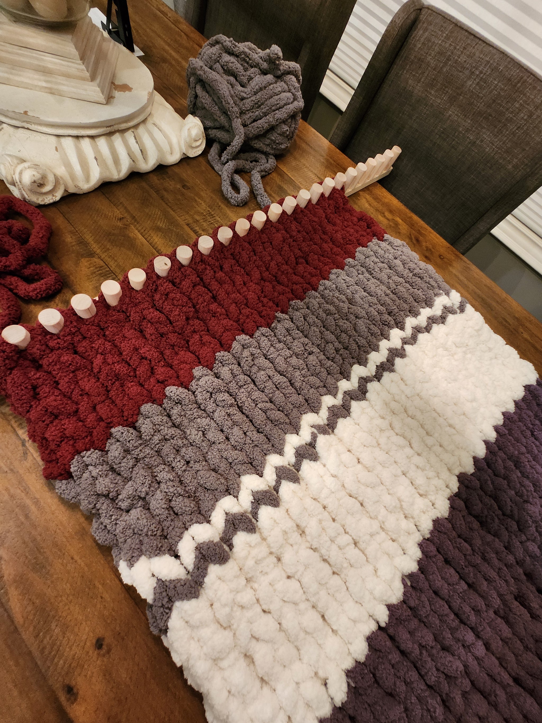 Large loom blanket deals