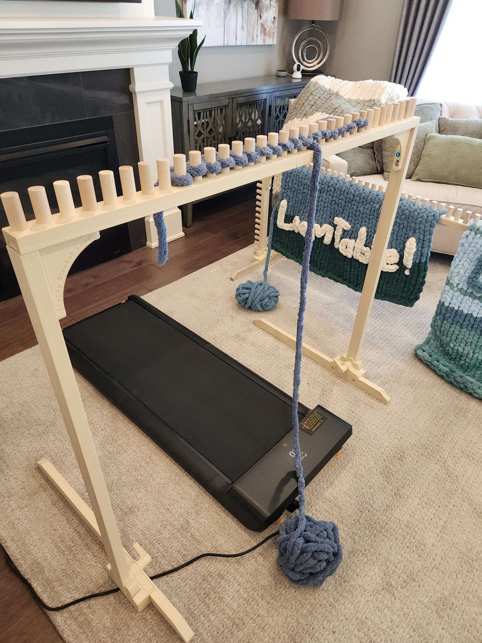 Table Loom Rug Stand Up Chunky Blanket Loom Table – Uppercase Designs