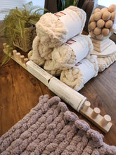 Load image into Gallery viewer, Jumbo Blanket Loom and #8 Jumbo Chenille Yarn
