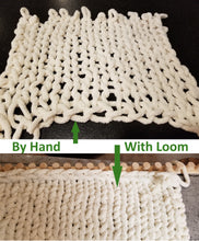 Load image into Gallery viewer, chunky blanket by hand
