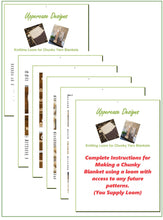 Load image into Gallery viewer, Chunky Blanket Loom™ Knitting Loom Over 100 Lifetime Video Tutorials &amp; Patterns
