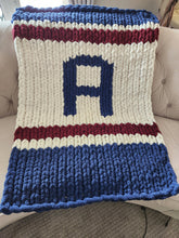 Load image into Gallery viewer, Letters and Numbers - Personalize your Chunky Knit Blankets - Graphs (Digital Download) (E)
