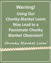 Load image into Gallery viewer, 36" Chunky Blanket Loom: Portable Knitting Board with Video Tutorials - Extendable (E)
