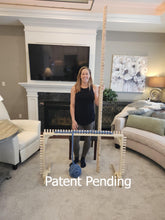 Load image into Gallery viewer, Convertible Loom Table for making Chunky Knit Blankets in comfort
