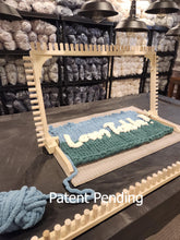 Load image into Gallery viewer, Convertible Loom Table for making Chunky Knit Blankets in comfort
