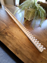 Load image into Gallery viewer, Extendable Skinny Blanket Loom for 1cm (3/8") Yarn | Lightweight Blankets | 100+ Lifetime Online Tutorial Videos
