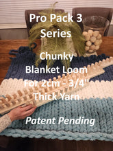 Load image into Gallery viewer, Expandable 3 Piece Chunky Blanket Loom™ - Over 100 Online Tutorial Videos Included (E)

