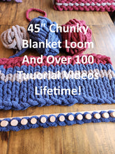 Load image into Gallery viewer, Extendable Chunky Blanket Loom™ for Jumbo #7 Yarn | 100+ Lifetime Tutorial Videos (E)
