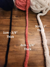 Load image into Gallery viewer, Yarn - 1" thick Cozy Soft Chenille Yarn - Weight Blanket (E)
