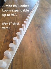 Load image into Gallery viewer, Jumbo Blanket Loom for Jumbo #8 Yarn | Extendable to 96"
