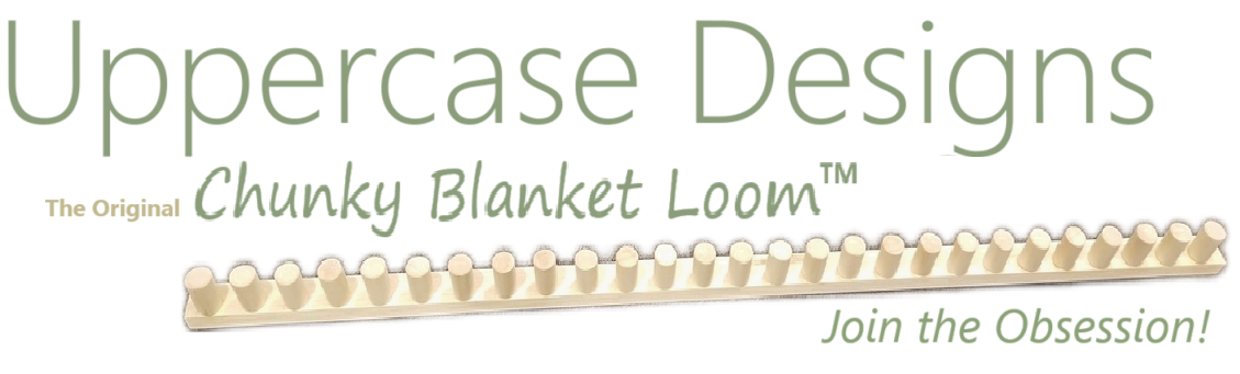 Chunky Blanket Looms, Kits and Guides for Jumbo #7 Yarn