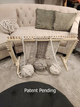 Load image into Gallery viewer, ***NEW*** Convertible Loom Table - 3 Piece Chunky Blanket Loom Pack - Completely Interchangeable Pieces
