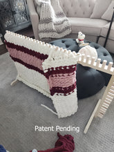 Load image into Gallery viewer, ***NEW*** Convertible Loom Table - 3 Piece Chunky Blanket Loom Pack - Completely Interchangeable Pieces
