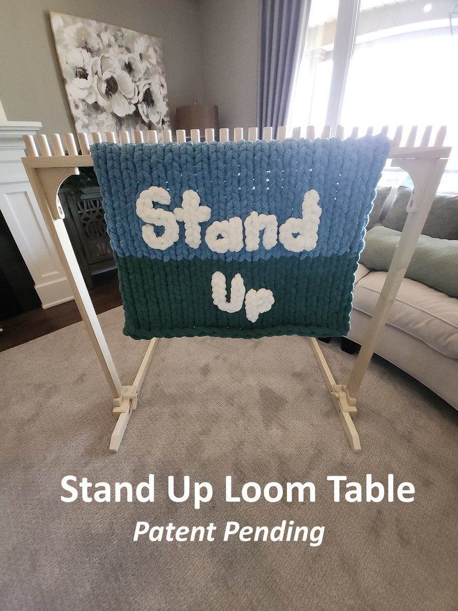 Stand Up Chunky Blanket Loom Table – Uppercase Designs