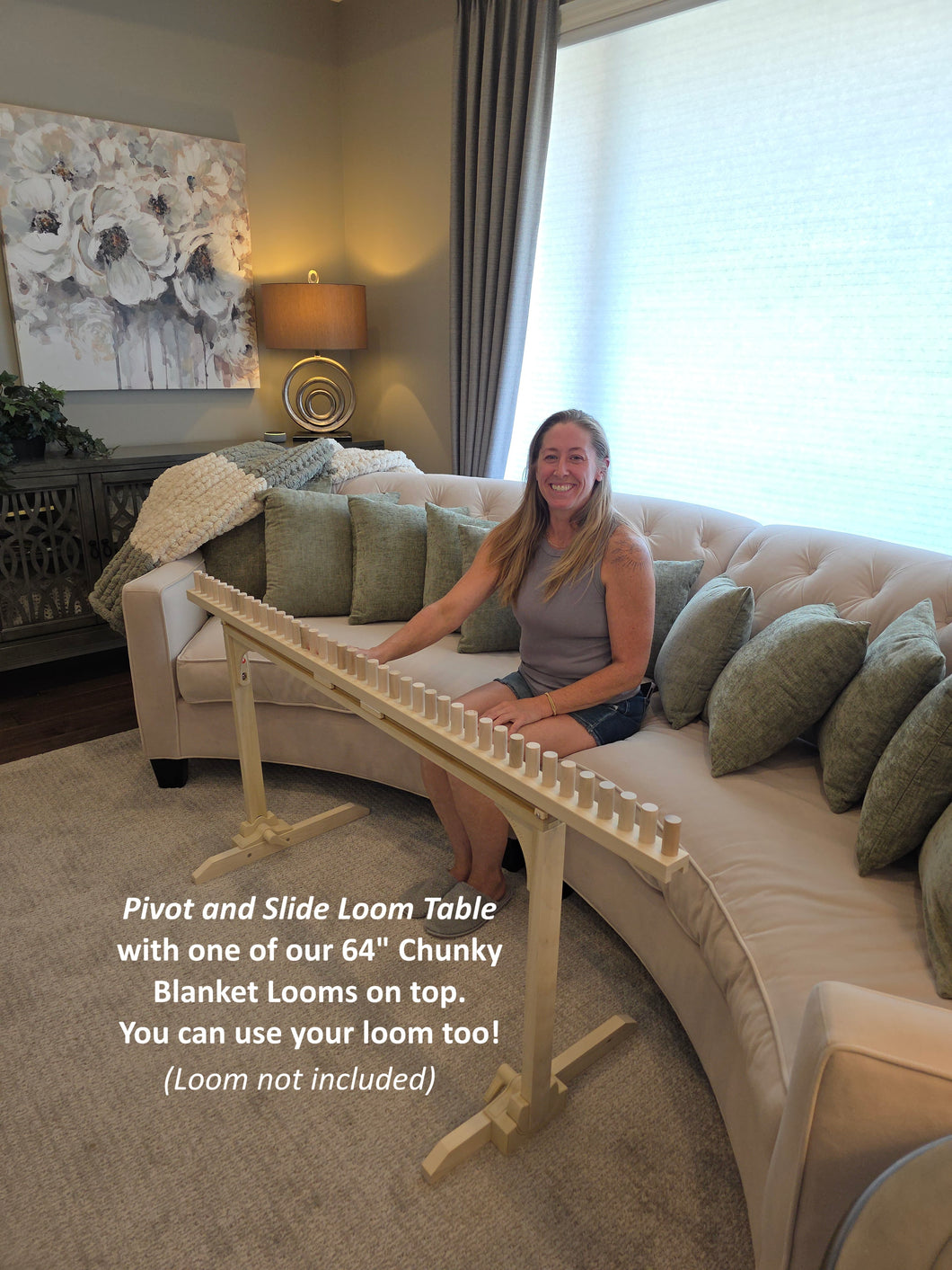 *NEW* Pivot and Slide Loom Table For Everyone (Loom Not Included)