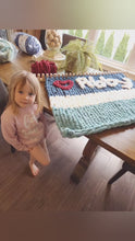 Load and play video in Gallery viewer, Extendable 63" Chunky Blanket Loom™ - Knitting Loom with Over 100 Lifetime Online Videos (E)
