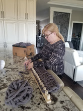 Load image into Gallery viewer, Chunky Blanket Loom - The &quot;Extreme&quot; Chunky Blanket Loom - Make Chunky Blankets Up to King Size - Uppercase Designs in Wood - 1-888-860-7735
